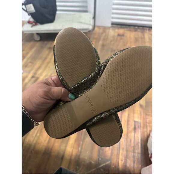 Sperry ballerina flats gold snakeskin - Picture 6 of 11